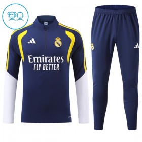 Dječji Real Madrid Sweatshirt Za Trening Četvrt Zip 2026-27 Plava