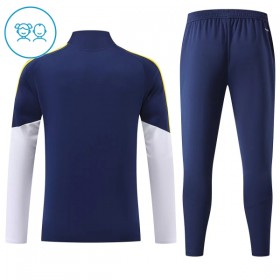 Dječji Real Madrid Sweatshirt Za Trening Četvrt Zip 2026-27 Plava