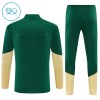 Dječji Real Madrid Sweatshirt Za Trening Četvrt Zip 2026-27 Zelena
