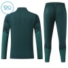Dječji Real Madrid Sweatshirt Za Trening Četvrt Zip 2026-27 Zelena