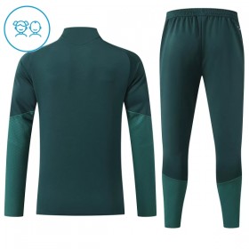 Dječji Real Madrid Sweatshirt Za Trening Četvrt Zip 2026-27 Zelena