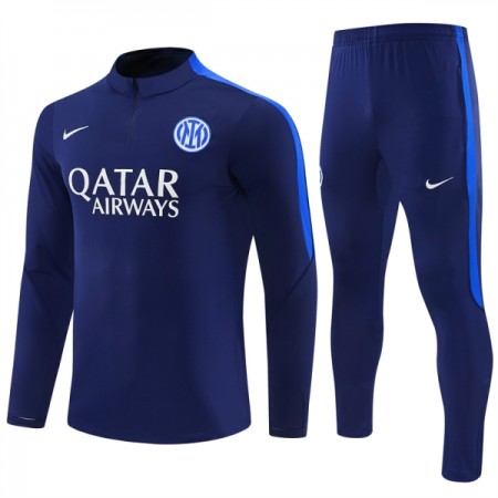 Inter Milan Sweatshirt Za Trening Četvrt Zip 2026-27 Plava Inter Milan Sweatshirt Za Trening Četvrt Zip 2026-27 Plava