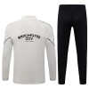 Manchester City Sweatshirt Za Trening Četvrt Zip 2026-27 Siva