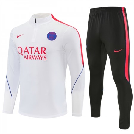 Paris Saint-Germain Sweatshirt Za Trening Četvrt Zip 2026-27 Bijela