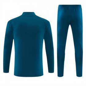 Portugal Sweatshirt Za Trening Četvrt Zip 2026-27 Plava