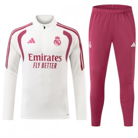 Real Madrid Sweatshirt Za Trening Četvrt Zip 2026-27 Bijela