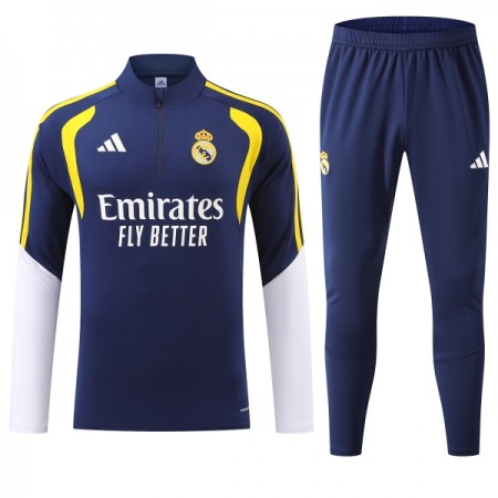 Real Madrid Sweatshirt Za Trening Četvrt Zip 2026-27 Plava Real Madrid Sweatshirt Za Trening Četvrt Zip 2026-27 Plava