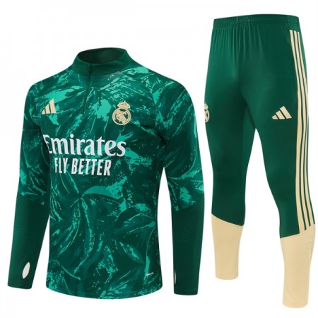 Real Madrid Sweatshirt Za Trening Četvrt Zip 2026-27 Zelena Real Madrid Sweatshirt Za Trening Četvrt Zip 2026-27 Zelena