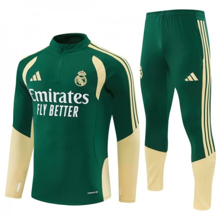 Real Madrid Sweatshirt Za Trening Četvrt Zip 2026-27 Zelena Real Madrid Sweatshirt Za Trening Četvrt Zip 2026-27 Zelena