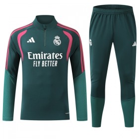 Real Madrid Sweatshirt Za Trening Četvrt Zip 2026-27 Zelena