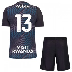Dječji Nogometni Dres Atlético Madrid Oblak 13 Golmanski 2026-27 Crna