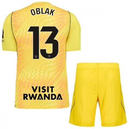 Dječji Nogometni Dres Atlético Madrid Oblak 13 Golmanski 2026-27 Žuta Dječji Nogometni Dres Atlético Madrid Oblak 13 Golmanski 2026-27 Žuta