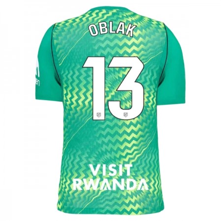 Nogometni Dres Atlético Madrid Oblak 13 Golmanski 2026-27 Zelena Nogometni Dres Atlético Madrid Oblak 13 Golmanski 2026-27 Zelena