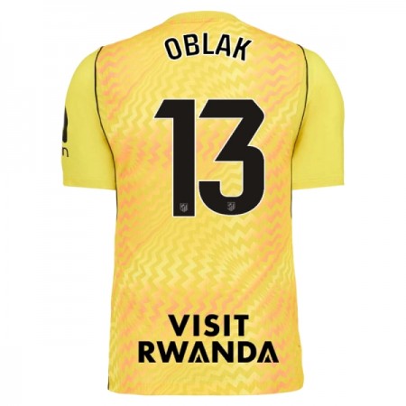 Nogometni Dres Atlético Madrid Oblak 13 Golmanski 2026-27 Žuta